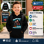 Custom Face Kid Riding Monster Truck Back To School Youth Hoodie