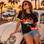 Custom Car Shirt, Car Photo Shirt, Retro Car Shirt, Custom Car Photo T-Shirt, Personalized Car & Year Retro Sunset Tee, Vintage Gift for Car Lovers