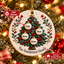 Personalized Family Ornament, Family Christmas Ornament, Custom Family Ornament, Personalized Ceramic Ornament, Custom Names 3D Relief Ceramic