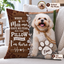 Personalized Pet Memorial Pillow with Photo & Name, Pet Loss Gift – When You Miss Me, Hug This Pillow