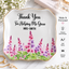 Personalized Ring Dish with Birth Month Flowers, Custom Jewelry Dish with Name & Quote