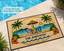 Custom Poolside Shaped Doormat - Personalized Summer Vacation And Travel Gifts For Mom, Dad, Brother, Sister, Kids - Endless Summer