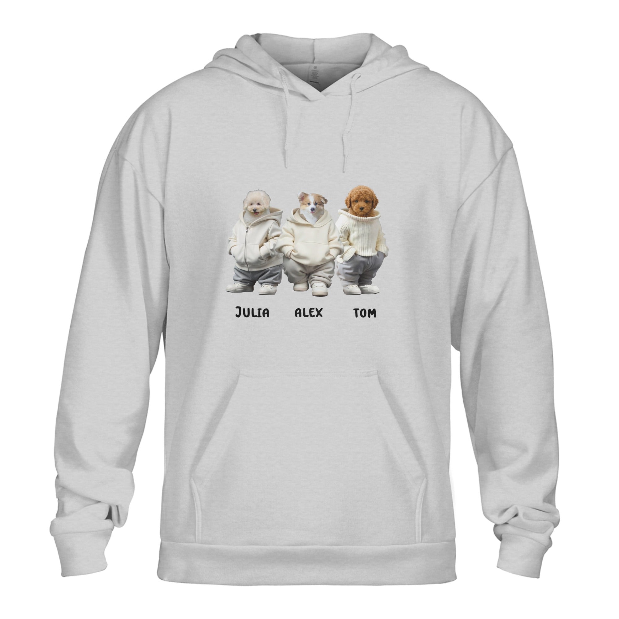 Custom Face Cute Dog Gift For Dog Lovers - Personalized Hoodie