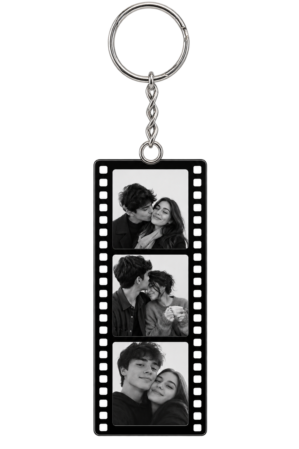Custom Double-Sided Acrylic Photo Booth Keychain