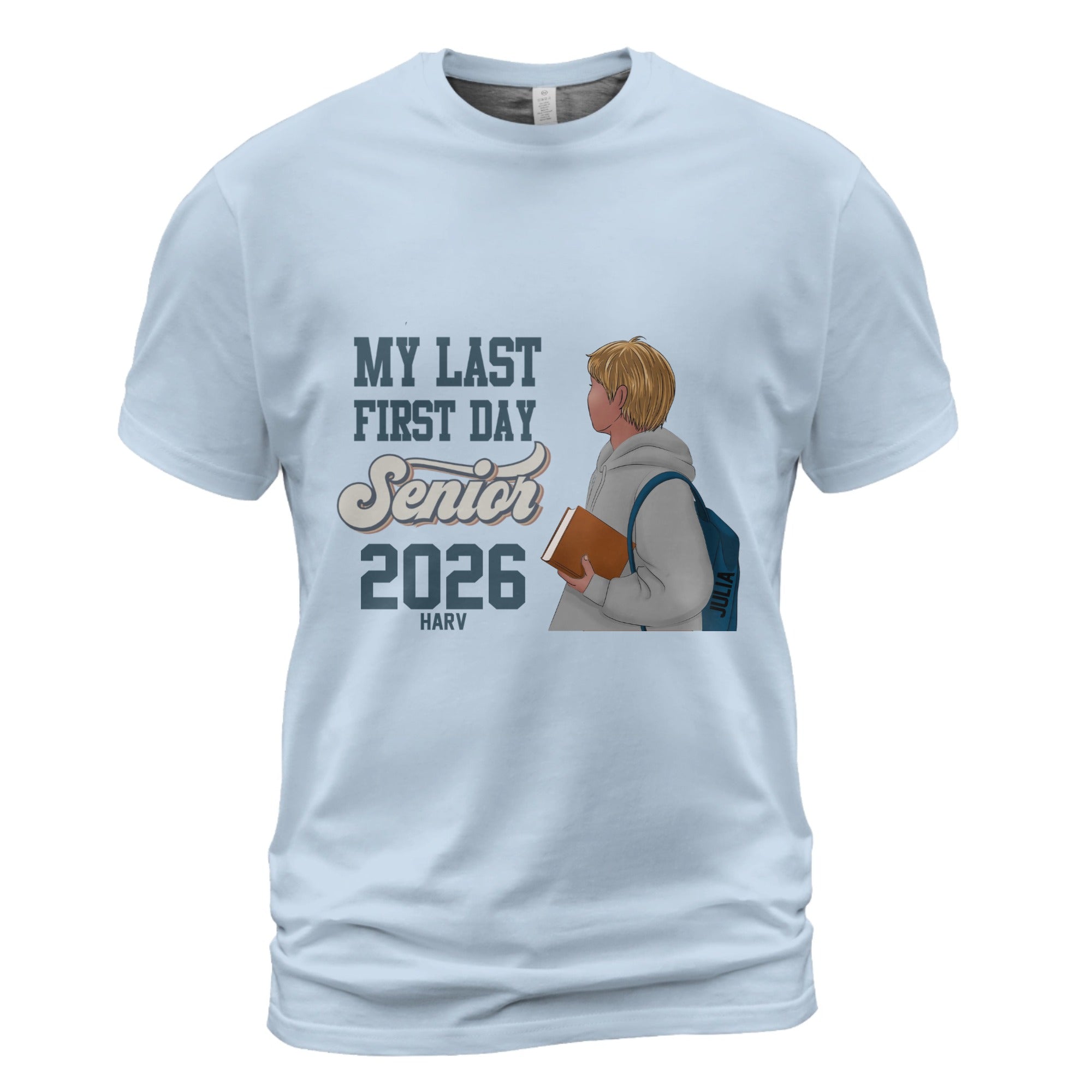 Personalized Last First Day Graduation Shirt | Custom Name & Year Senior T-Shirt