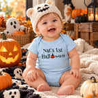 Baby’s First Halloween Bodysuit – Personalized Pumpkin Baby Onesie, Custom Name Halloween Outfit