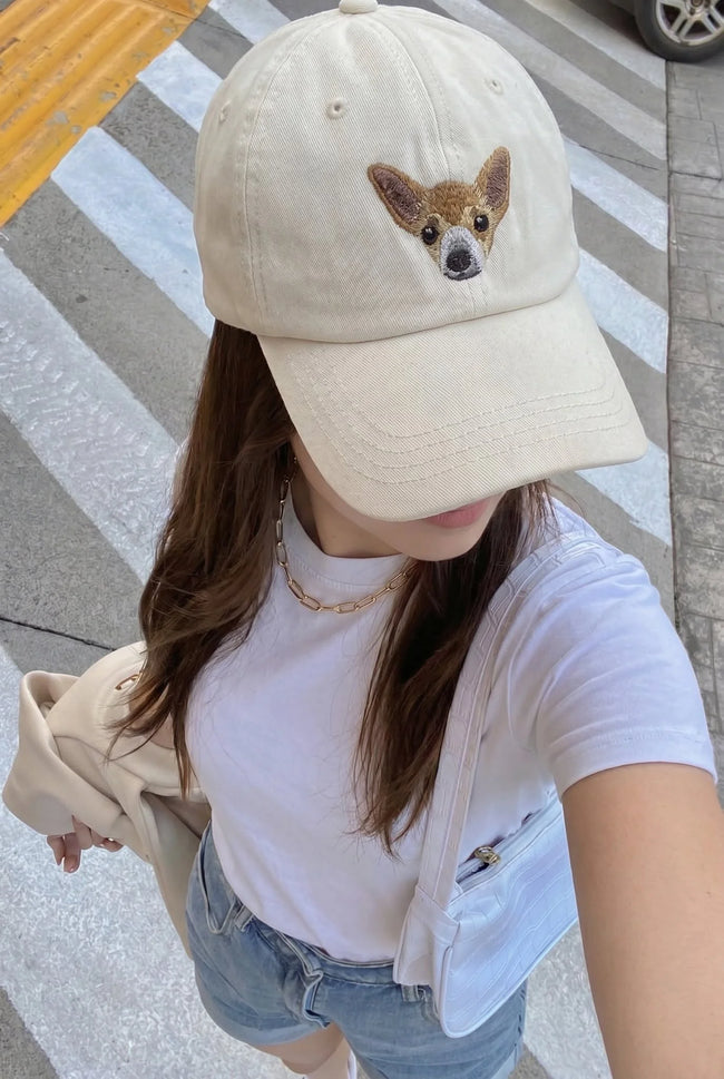 Custom Pet Embroidered Cap, Gift For Pet Lovers Main Image
