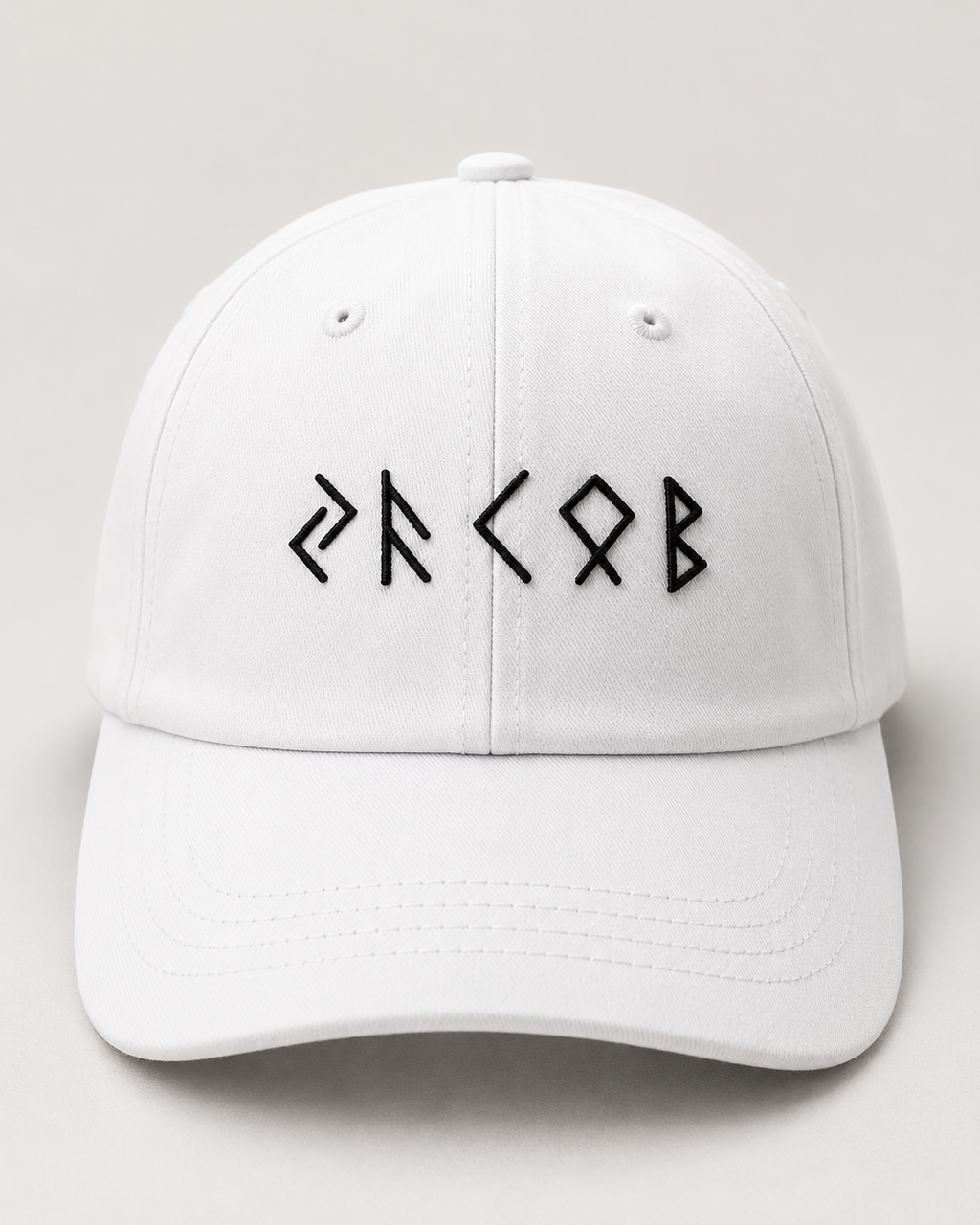 Name In Runes Viking Embroidered Cap, Personalized Embroidered Cap
