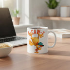 Personalized Funny Bird & Animal Ceramic Mug 11oz – Custom Animal Mood Coffee Cup Gift