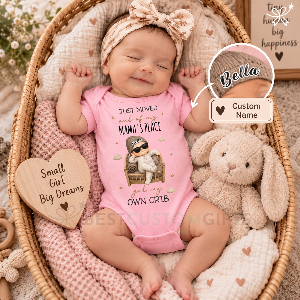Personalized Christmas Baby Shower, Gender Reveal Gifts For New Moms, New Dads, New Parents