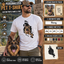 Behind The Scratch Personalized Pet Photo Unisex T-Shirt – Custom Dog Cat Image, Name & Font Gift