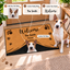 Custom Photo Hello, We're Here - Dog & Cat Personalized Custom Decorative Mat - Gift For Pet Owners, Pet Lovers
