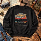 Custom Car Sweatshirt with Your Photo, Year & Text – Personalized Gift for Dad and Car Lovers