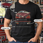 Custom Car T-Shirt with Your Photo, Year & Text – Personalized Gift for Car Lovers