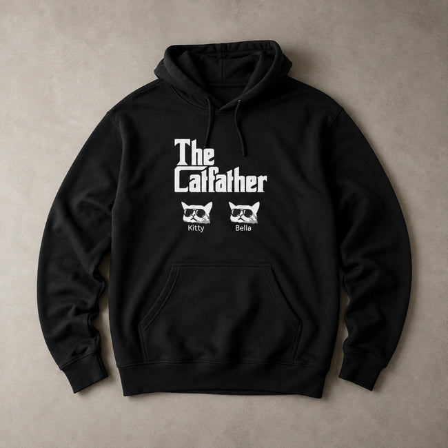 Custom Cat Hoodie, Cat Dad Hoodie, Cat Name Hoodie, Cat Lover Gift Main Image