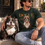 Custom Dog Shirt from Photo, Dogue Concept Tee, Personalized Dog Portrait Shirt, Gift for Dog Lovers