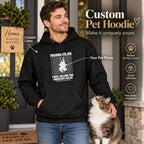 Custom Pet Photo Hoodie – Personalized Pet Photo Hoodie, Personal Stalker Design, Funny Gift for Pet Lovers