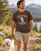 Custom Pet T-Shirt with Dog or Cat Photo, Personalized Pet Name Tee, My Life Is Ruled by a Tiny Furry Overlord Design