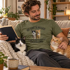 Custom Pet T-Shirt with Dog or Cat Photo, Personalized Pet Name Tee, My Life Is Ruled by a Tiny Furry Overlord Design