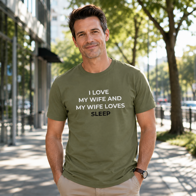 I Love My Wife And My Wife Love - Custome Classic Unisex T-Shirt Main Image