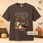 Halloween Life is Better with Books and Cats Unisex T-shirt
