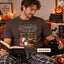 Book Lover Gifts, Cat Lover Gifts, Custom Pet Gifts, Personalized Pet Gifts- Halloween Life is Better with Books and Cats Unisex T-shirt