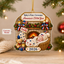 Custom First Christmas Acrylic Ornament - Christmas Gifts For New Moms, New Dads, New Parents