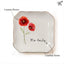 Personalized Jewelry Dish with Birth Flower & Custom Name