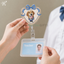 Custom Photo Acrylic Badge Reel - Personalized Birthday Gifts