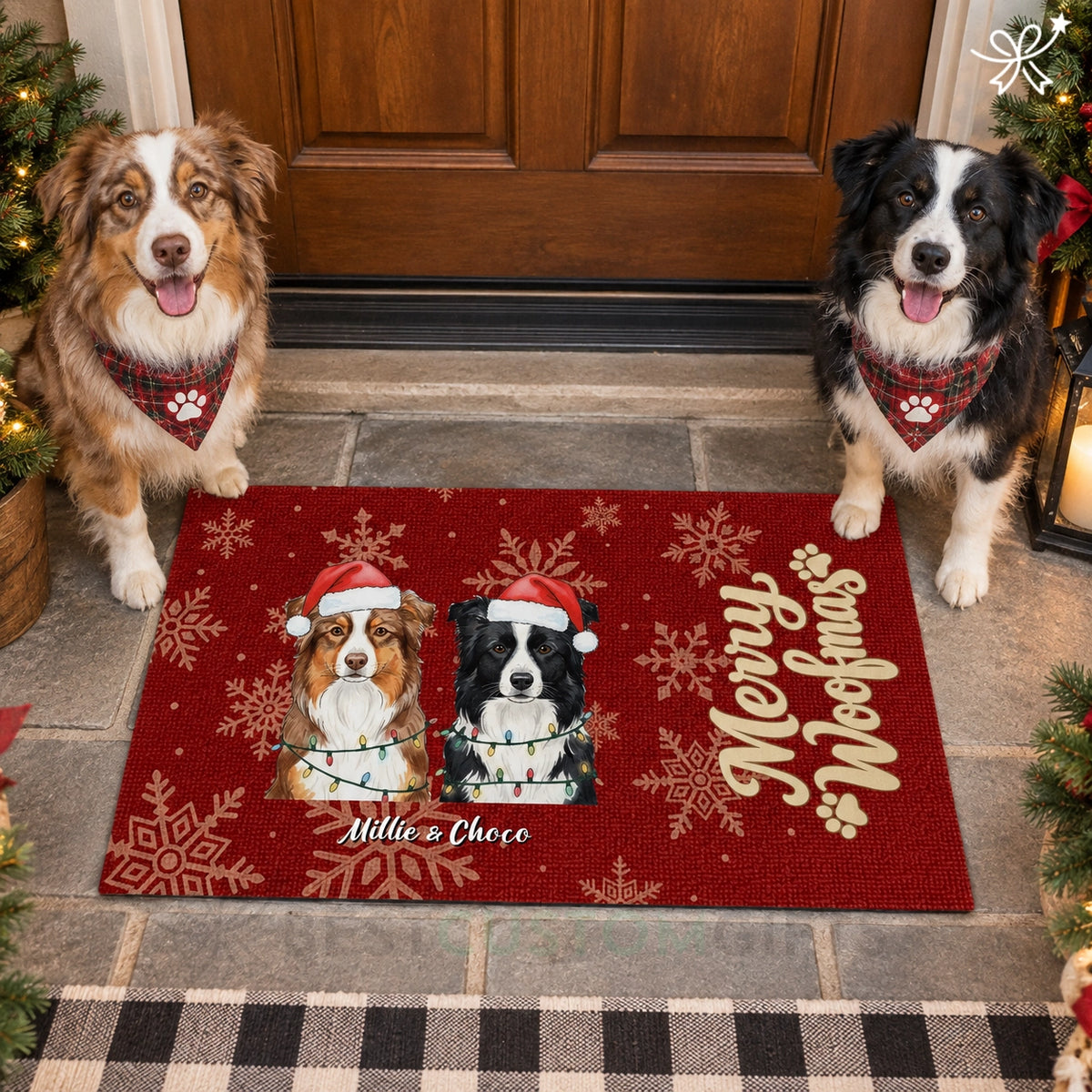 Personalized Christmas Birthday Gifts For Dog Cat Lovers, Dog Dad And Mom, Cat Owners - Merry Paws