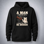 Personalized Cat Hoodie, Cat Dad Hoodie, Custom Cat Hoodie, Personalized Cat Gift, Cat Lover Gift