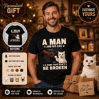 Personalized Cat Shirt, Cat Dad T-Shirt, Custom Cat Shirt, Personalized Cat Gift, Cat Lover Gift