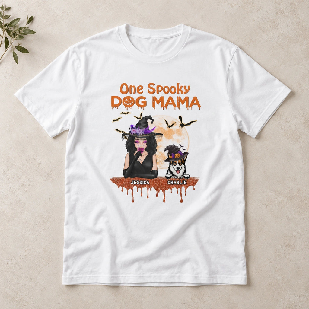 Personalized Dog Shirt, Custom Dog Shirt, Halloween Dog Shirt, Dog Mom Shirt, Dog Lover Gift