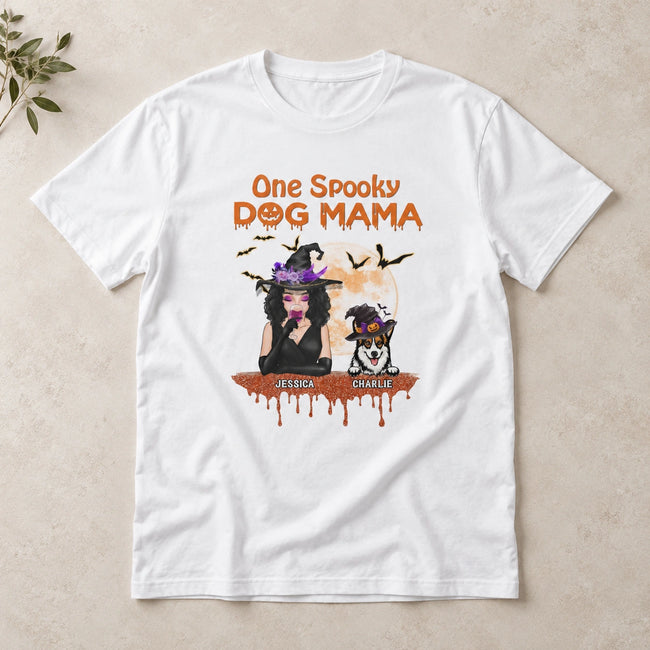 Personalized Dog Shirt, Custom Dog Shirt, Halloween Dog Shirt, Dog Mom Shirt, Dog Lover Gift Main Image