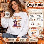 Personalized Dog Sweatshirt, Custom Dog Sweatshirt, Halloween Dog Sweatshirt, Dog Mom Sweatshirt, Dog Lover Gift