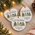 Personalized First Christmas in Our New Home Ornament, Housewarming & Christmas Gift