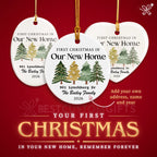 Personalized First Christmas in Our New Home Ornament, Housewarming & Christmas Gift