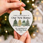 Personalized First Christmas in Our New Home Ornament, Housewarming & Christmas Gift