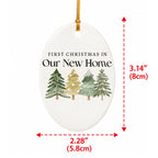 Personalized First Christmas in Our New Home Ornament, Housewarming & Christmas Gift