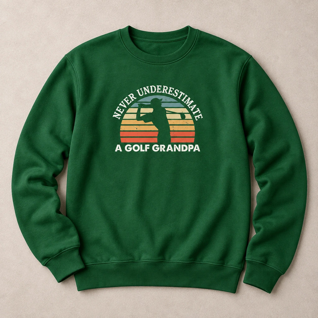 Personalized Golf Gift, Golf Sweatshirt, Golf Gifts for Men, Golf Lover Gift, Golf Dad Gift