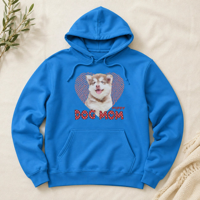 Personalized Pet Hoodie, Pet Photo Hoodie, Dog Mom Hoodie, Cat Mom Hoodie, Pet Mom Gift Main Image