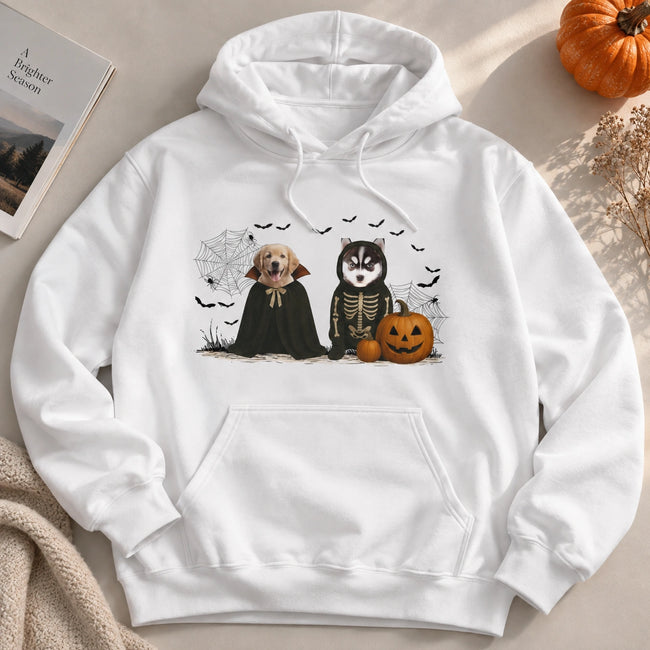 Personalized Pet Hoodie, Halloween Dog Hoodie, Halloween Cat Hoodie, Pet Lover Hoodie, Personalized Pet Gift Main Image
