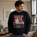 Personalized Pet Lover Halloween Unisex Sweatshirt – Custom Dog or Cat Photo Gift