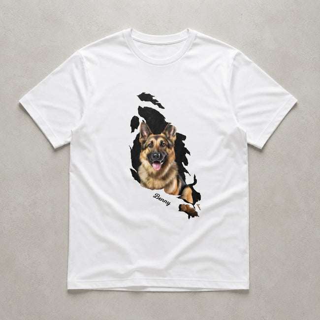 Personalized Pet Shirt, Pet Photo Shirt, Pet Name Shirt, Custom Pet Shirt, Pet Lover Gift Main Image