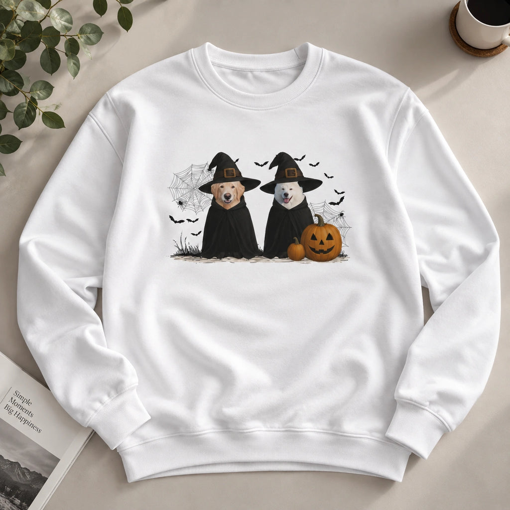 Personalized Pet Sweatshirt, Halloween Dog Sweatshirt, Halloween Cat Sweatshirt, Personalized Pet Gift