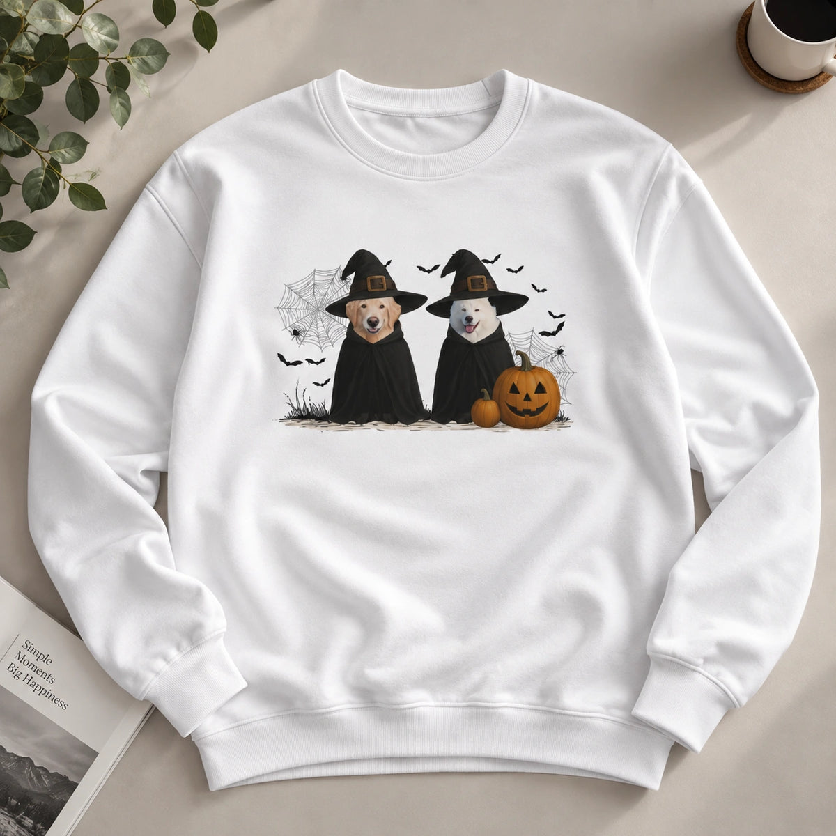 Personalized Pet Sweatshirt, Halloween Dog Sweatshirt, Halloween Cat Sweatshirt, Personalized Pet Gift