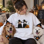 Personalized Pet Sweatshirt, Halloween Dog Sweatshirt, Halloween Cat Sweatshirt, Personalized Pet Gift
