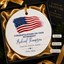 Personalized Military Retirement Ceramic Ornament – Custom Veteran Retirement Gift with Name, Branch & Years of Service