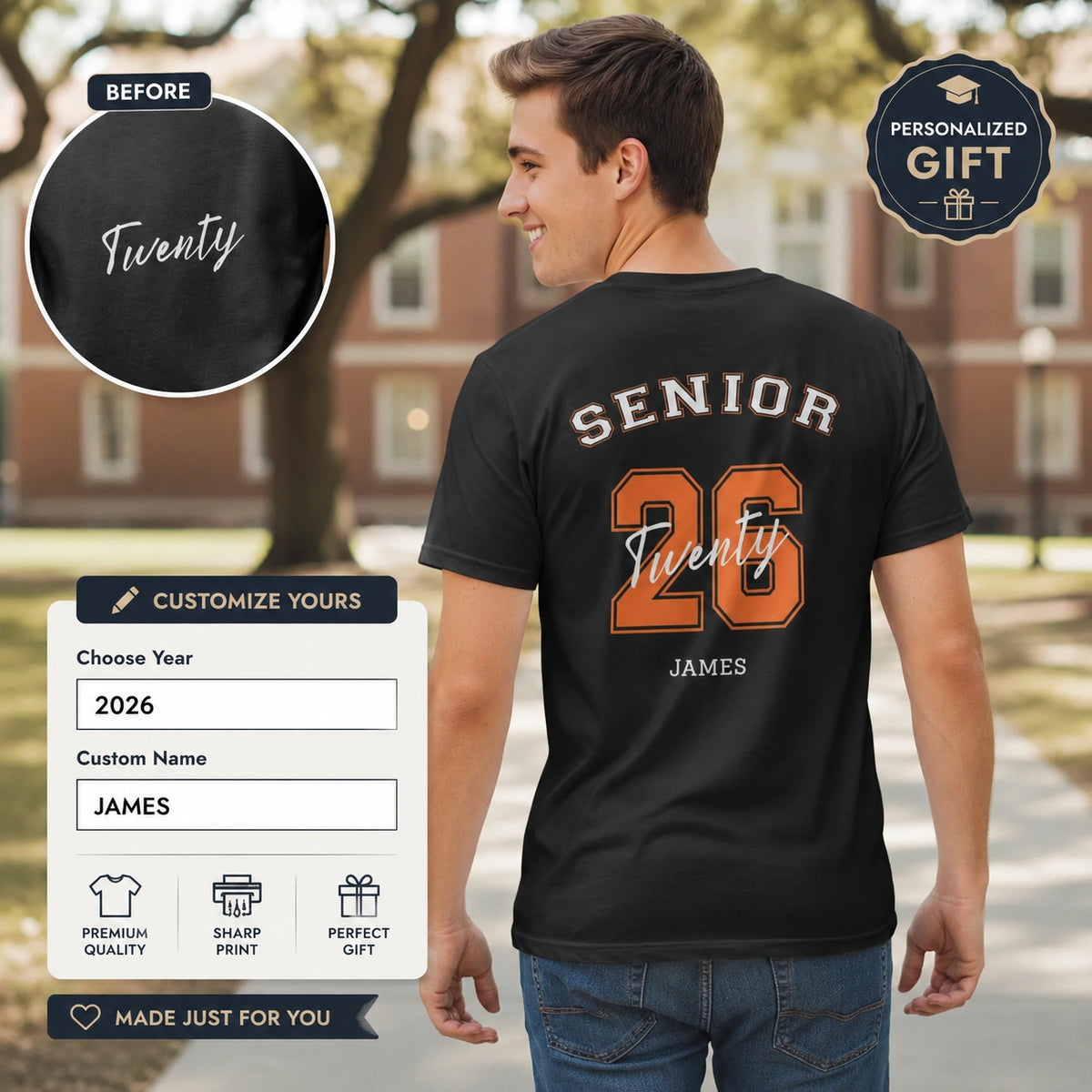 Senior Year T-Shirt, Senior Class Shirt, Graduation T-Shirt, Senior Shirt, Graduation Gift