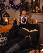 Halloween Custom Ceramic Mug 11oz - Personalized Best Friend Birthday Gifts For Women, Besties, Sisters, BFF - Witch Vibes Only This Halloween